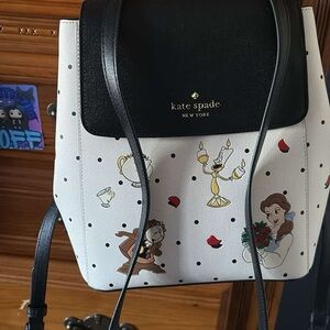 Kate Spade Black and White Backpack